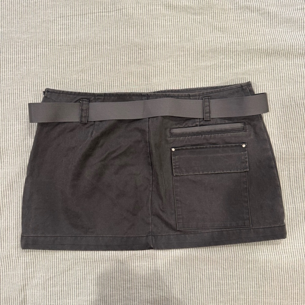 Zara Black Mini Skirt with Belt